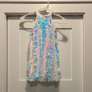 Iridescent Sequin Dance Costume